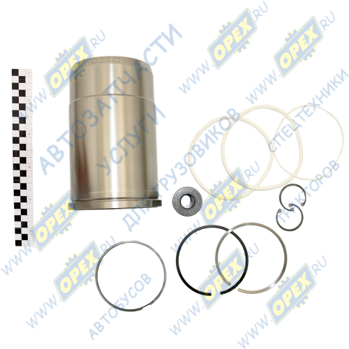 740.602-1000128-01 Гильза с поршнем КАМАЗ-ЕВРО-4 (дв.740.622,662,73,74) с пальцем и кольцами ФМ КАМАЗ1